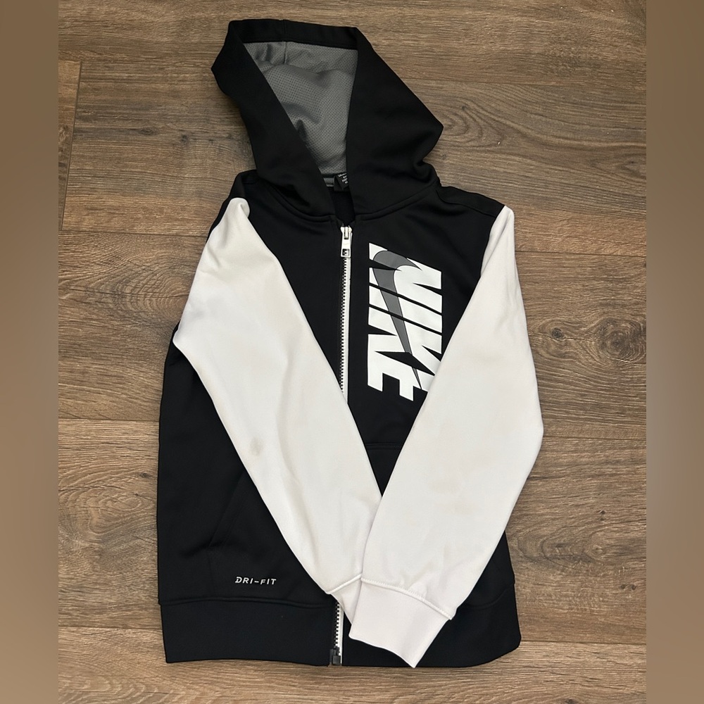 Nike Black and Gray Dri-FIT Jacket